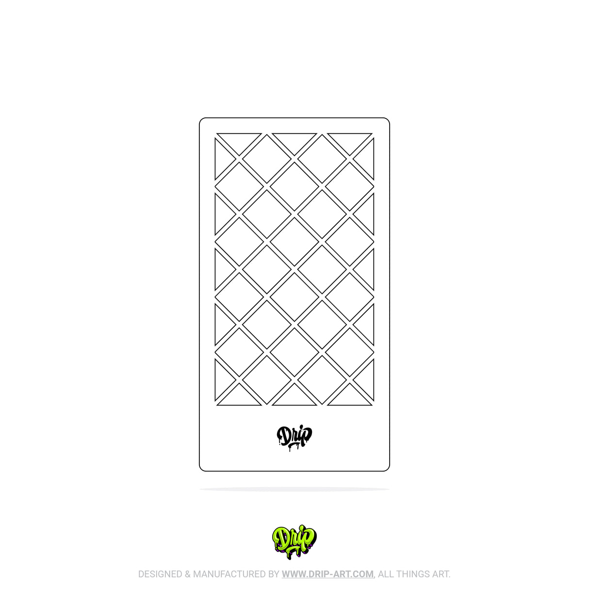 Mylar Stencil Grid II