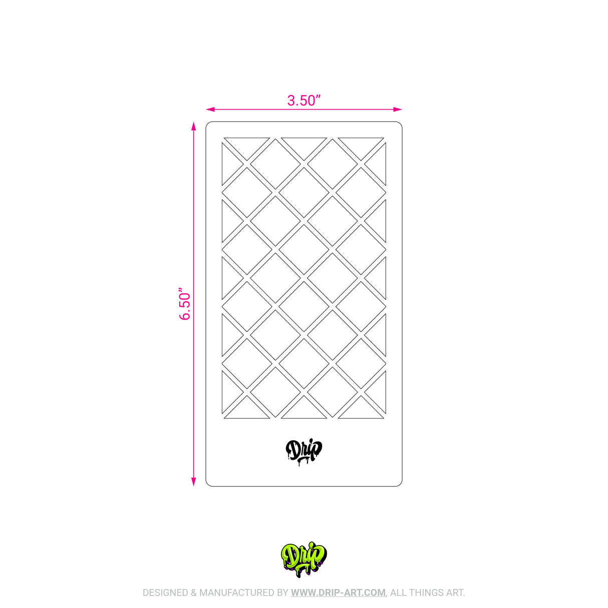 Mylar Stencil Grid II