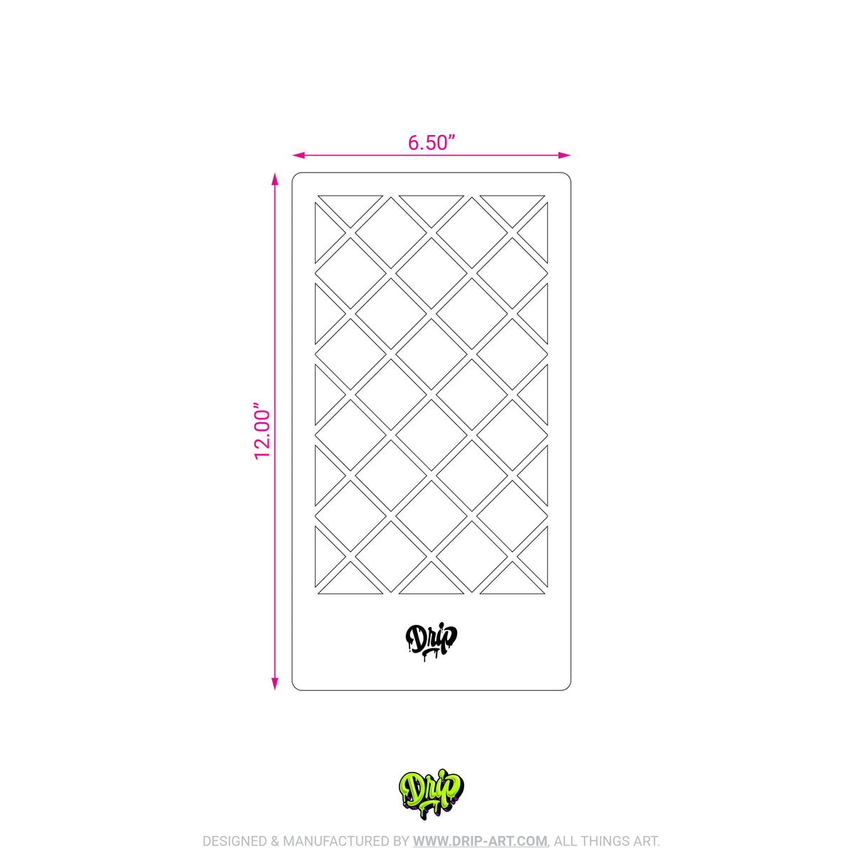 Mylar Stencil Grid II