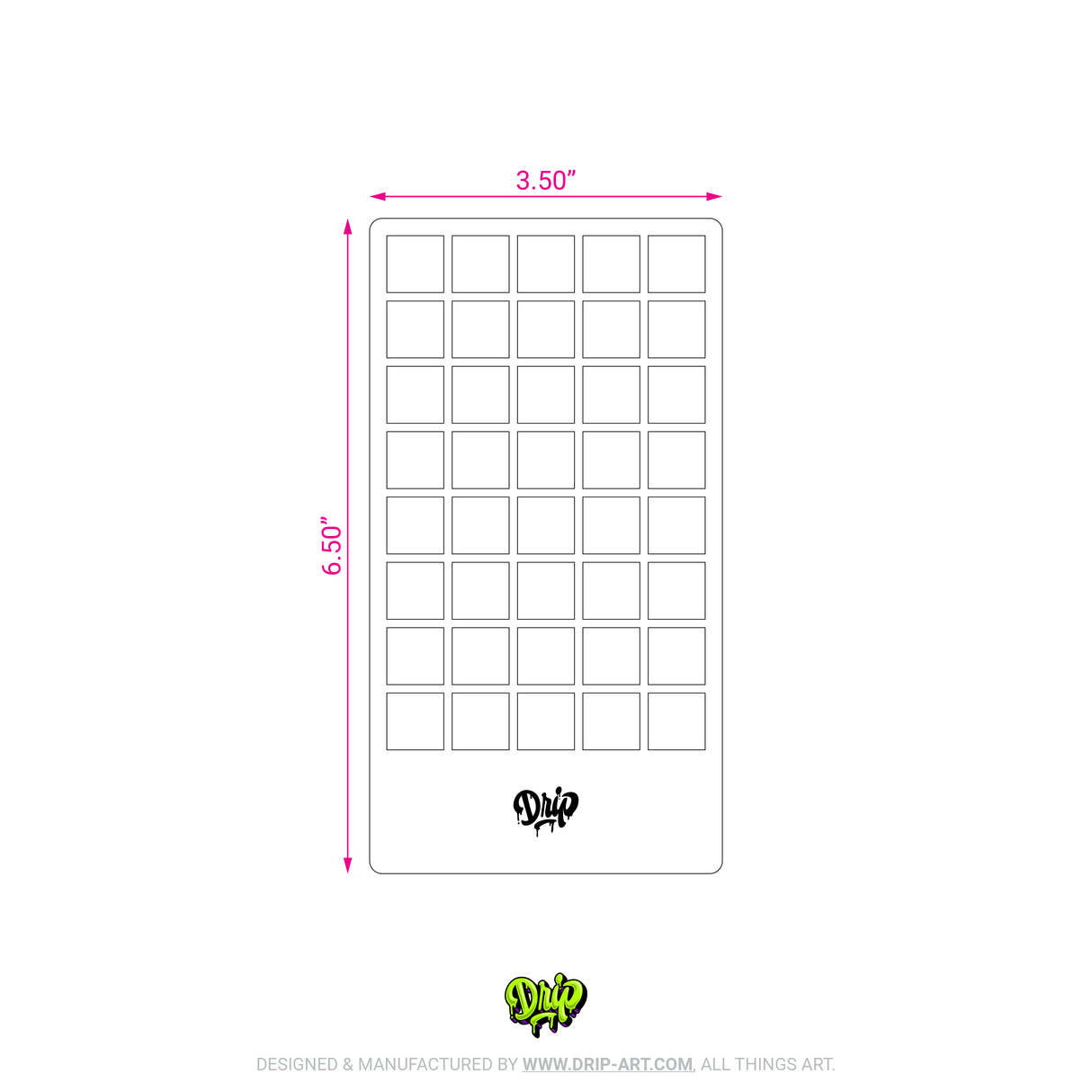 Mylar Stencil Grid I