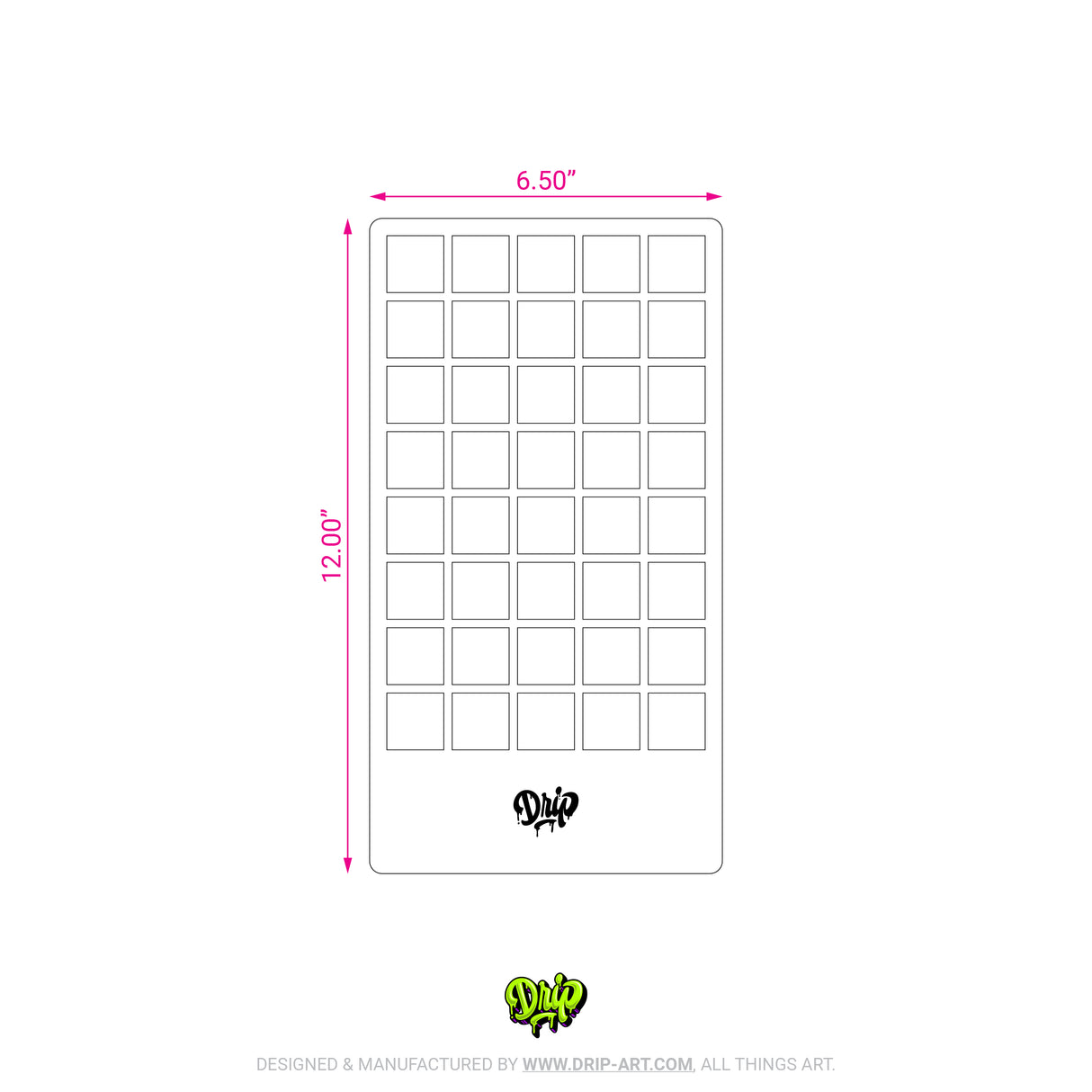 Mylar Stencil Grid I