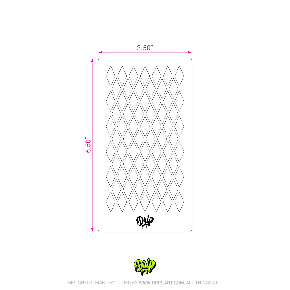 Mylar Stencil Grill