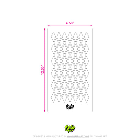 Mylar Stencil Grill