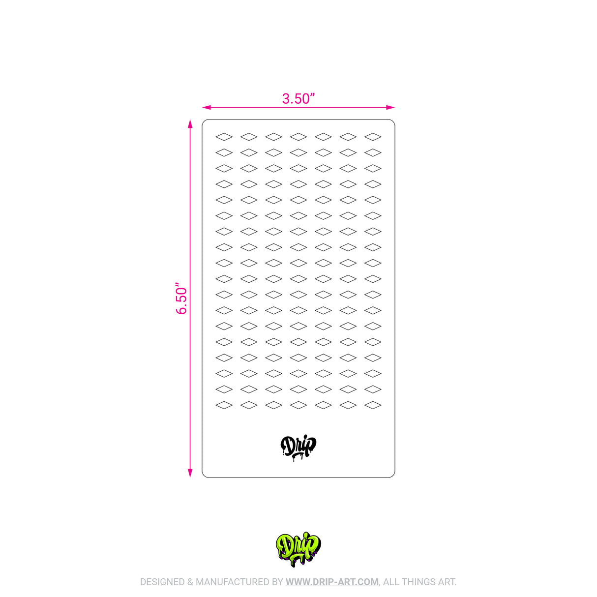 Mylar Stencil Harlequin II