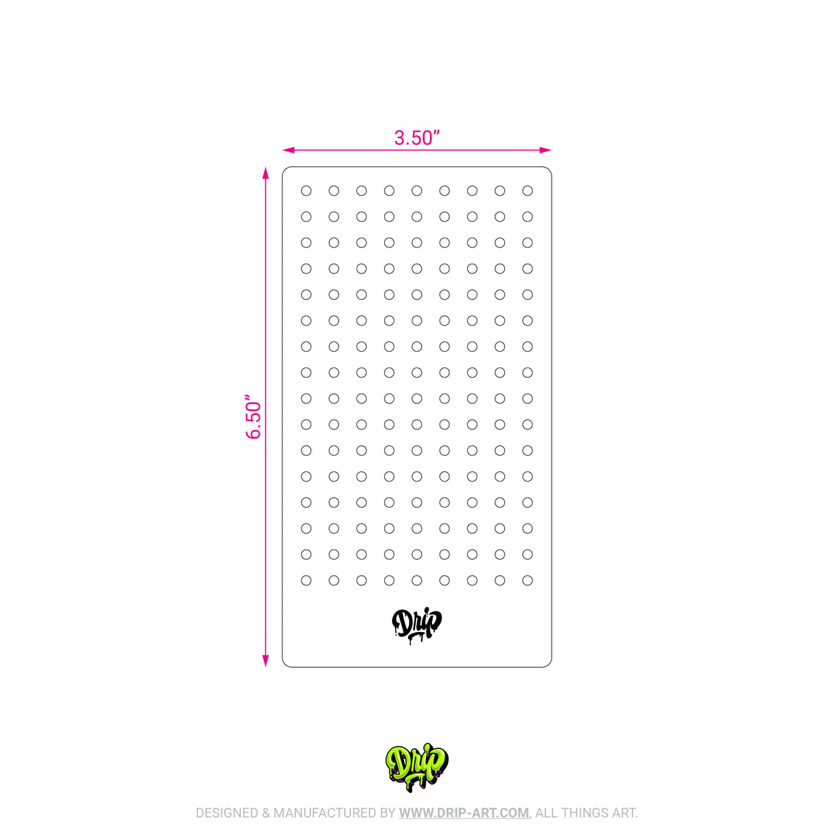 Mylar Stencil Holes I