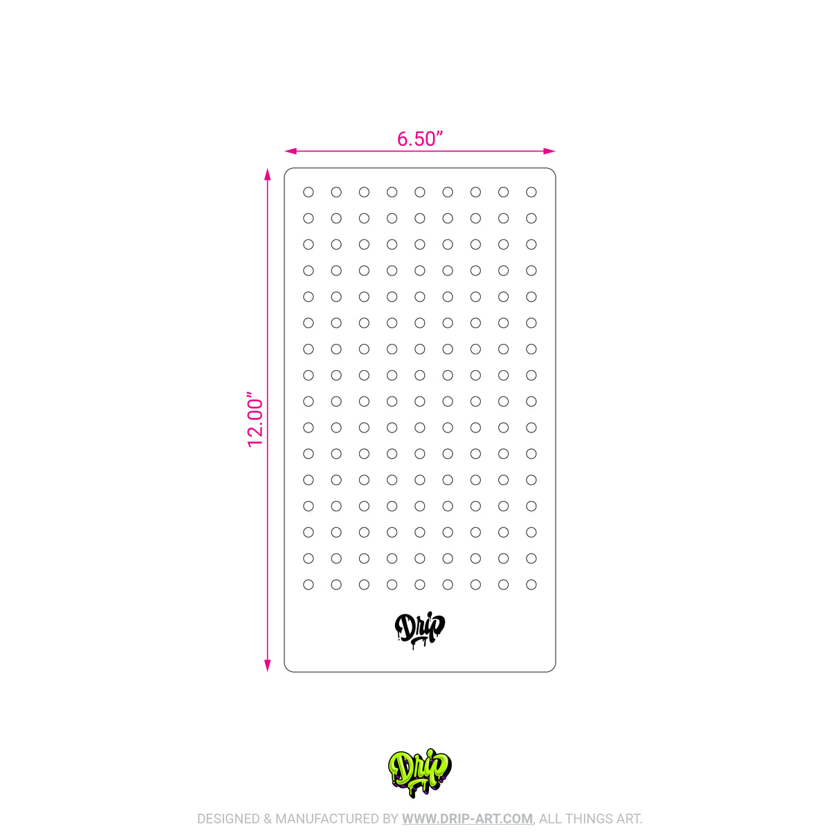 Mylar Stencil Holes I