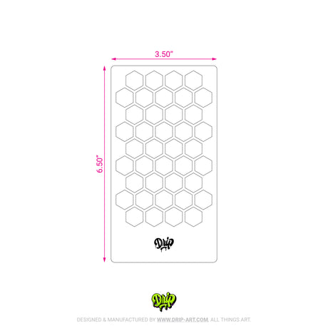 Mylar Stencil Honeycomb