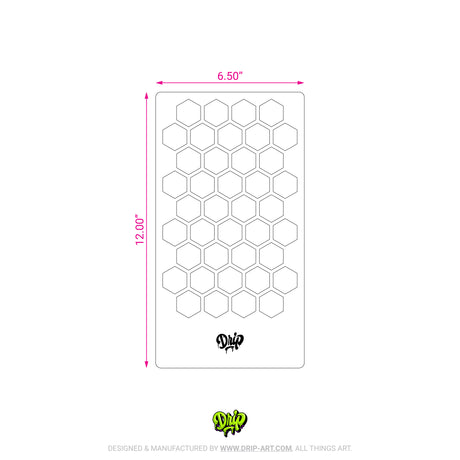 Mylar Stencil Honeycomb