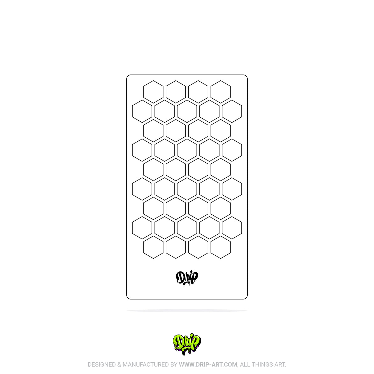 Mylar Stencil Honeycomb