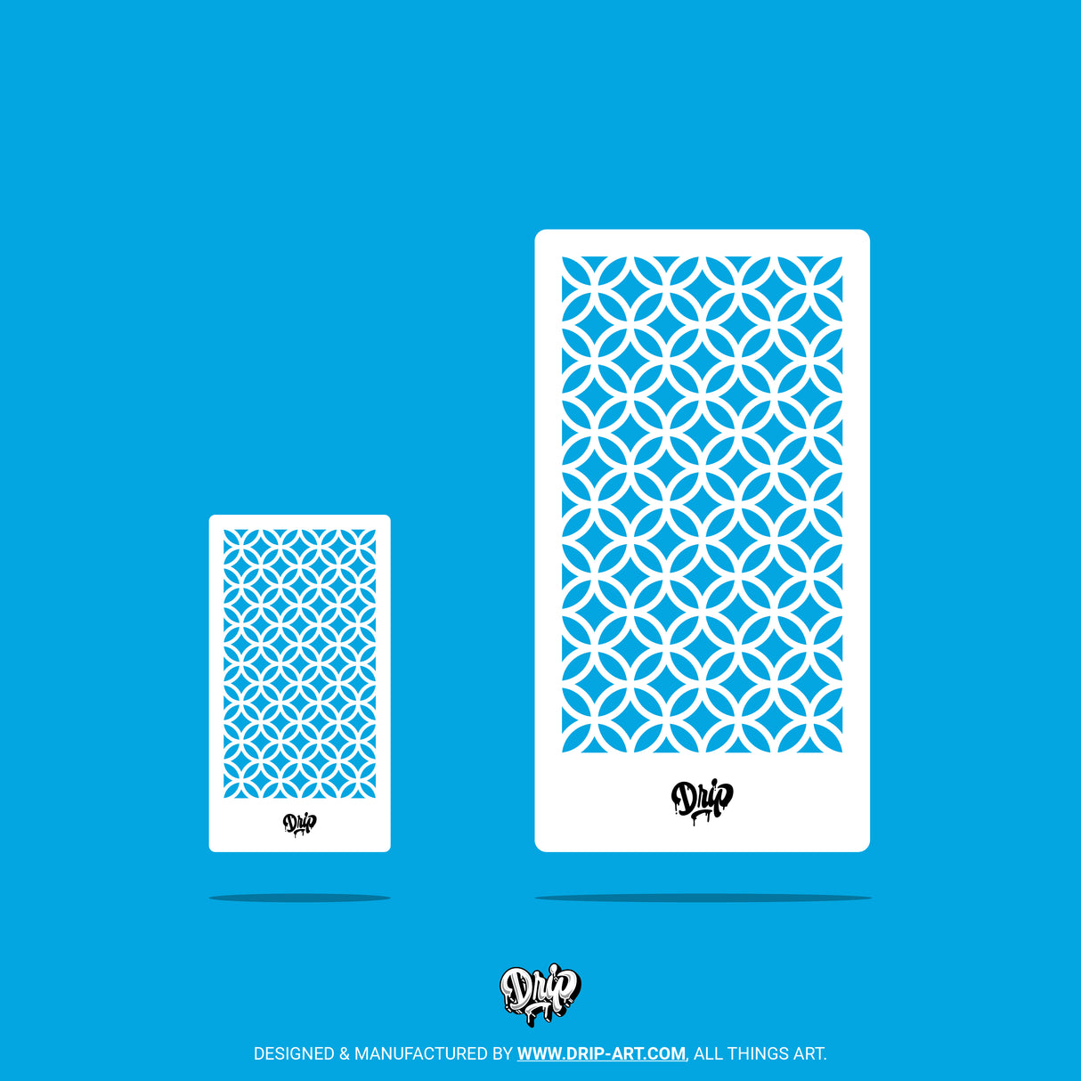 Mylar Stencil Lattice Circle