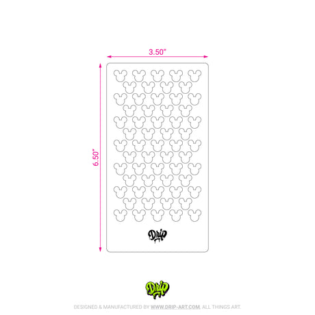 Mylar Stencil Mickeys