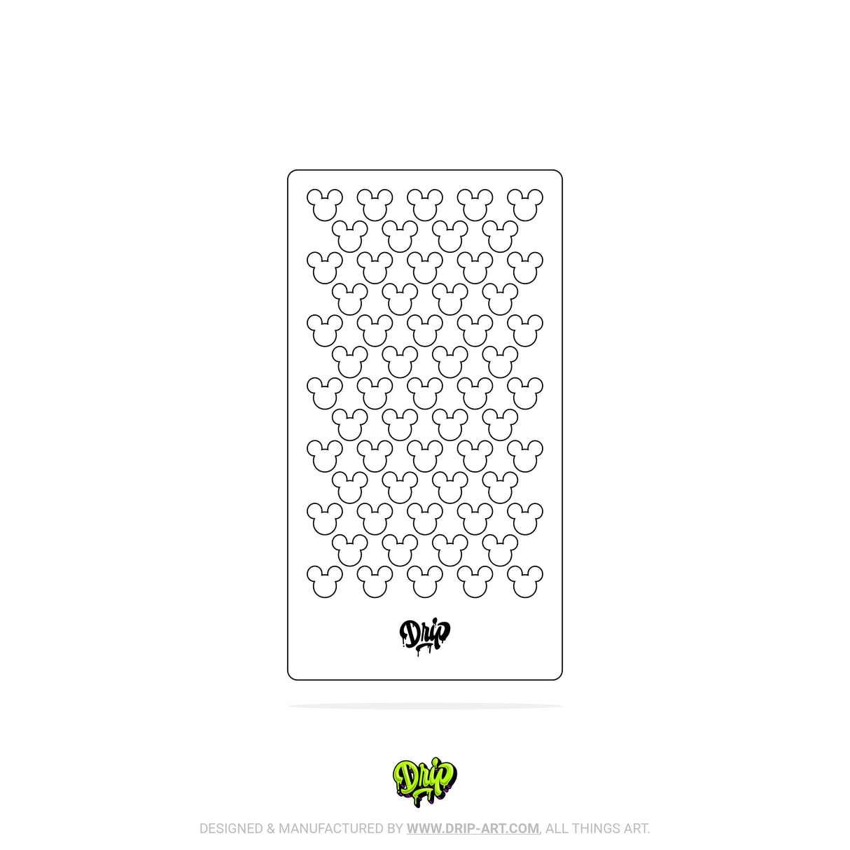 Mylar Stencil Mickeys