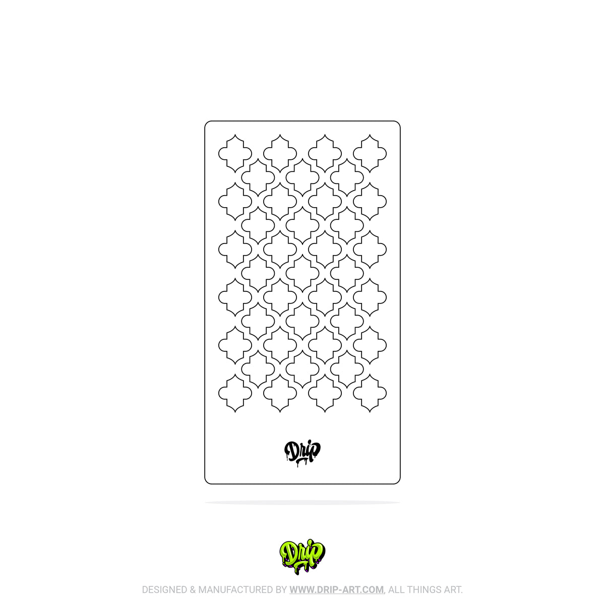 Mylar Stencil Moroccan