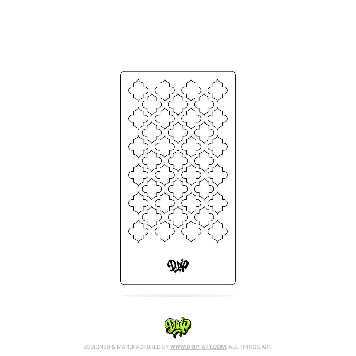 Mylar Stencil Moroccan