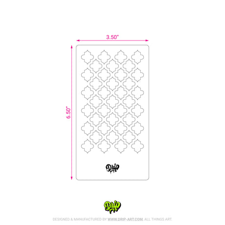 Mylar Stencil Moroccan