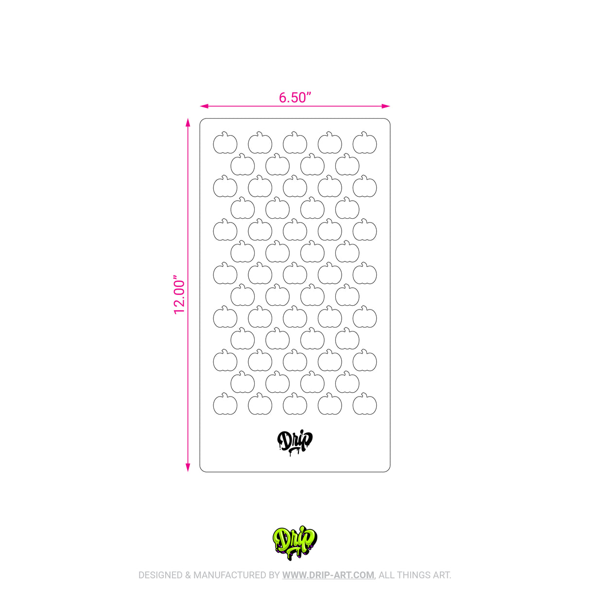 Mylar Stencil Pumpkins