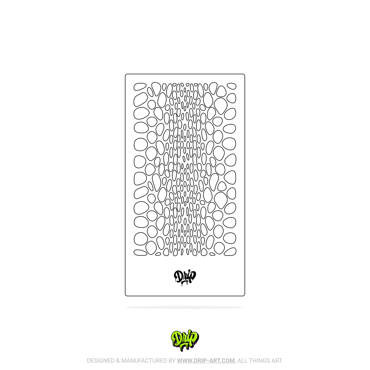 Mylar Stencil Snakeskin
