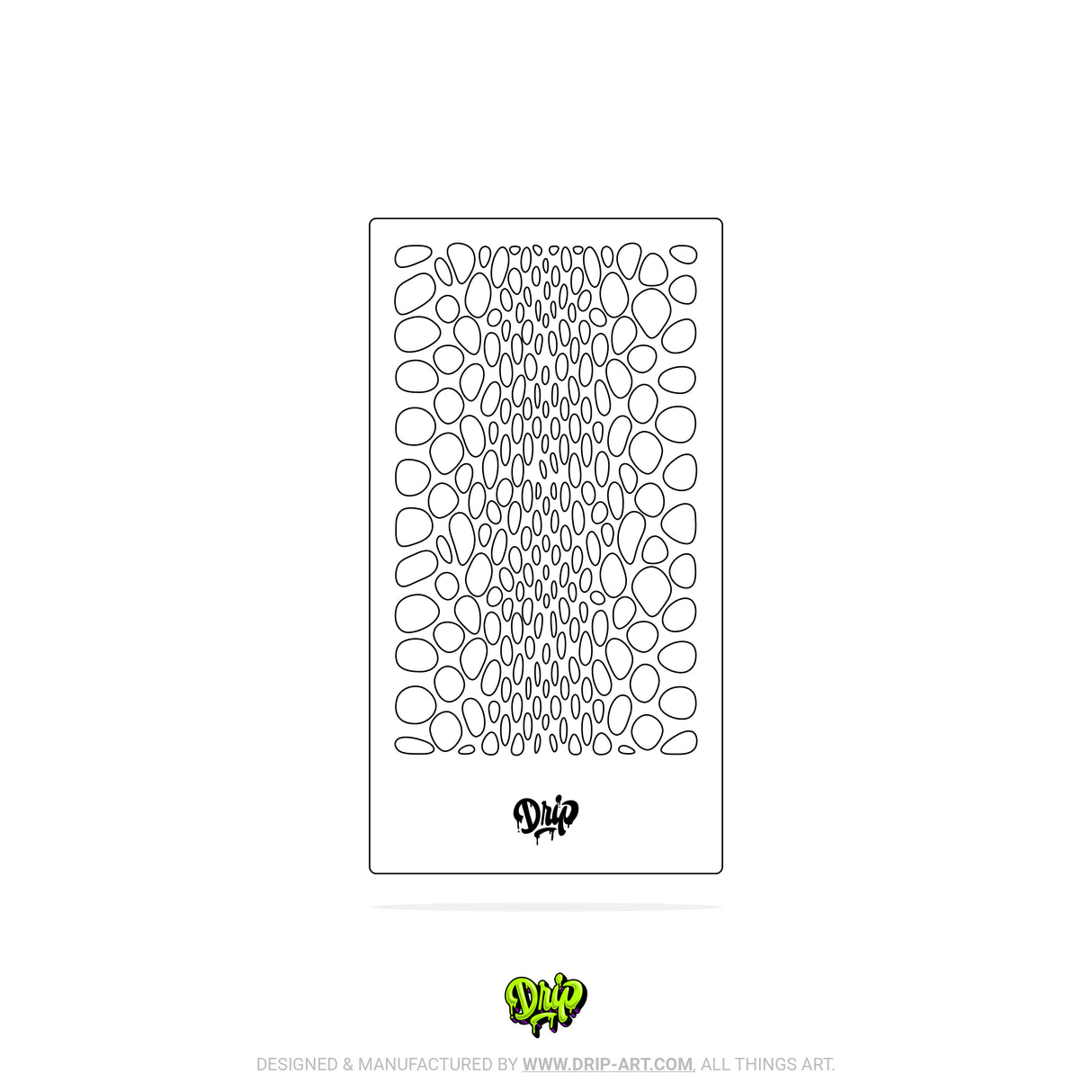Mylar Stencil Snakeskin