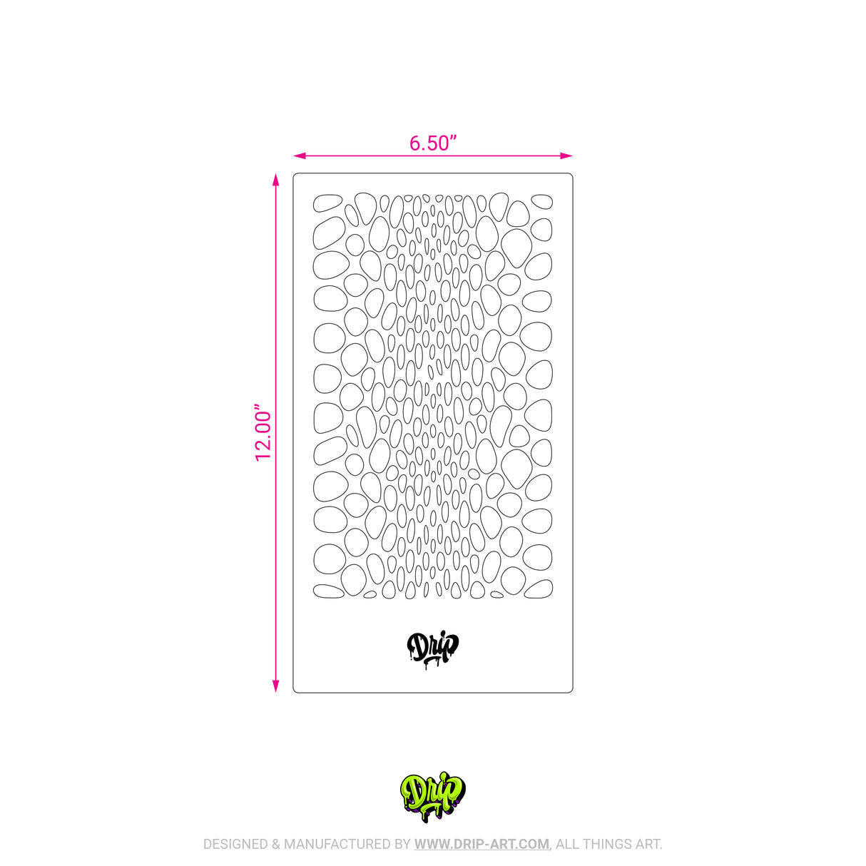 Mylar Stencil Snakeskin