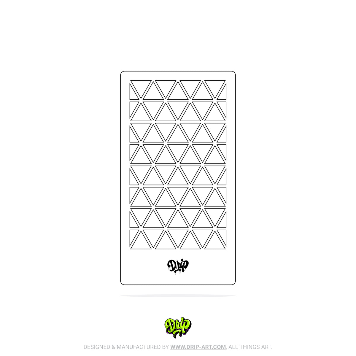 Mylar Stencil Triangles