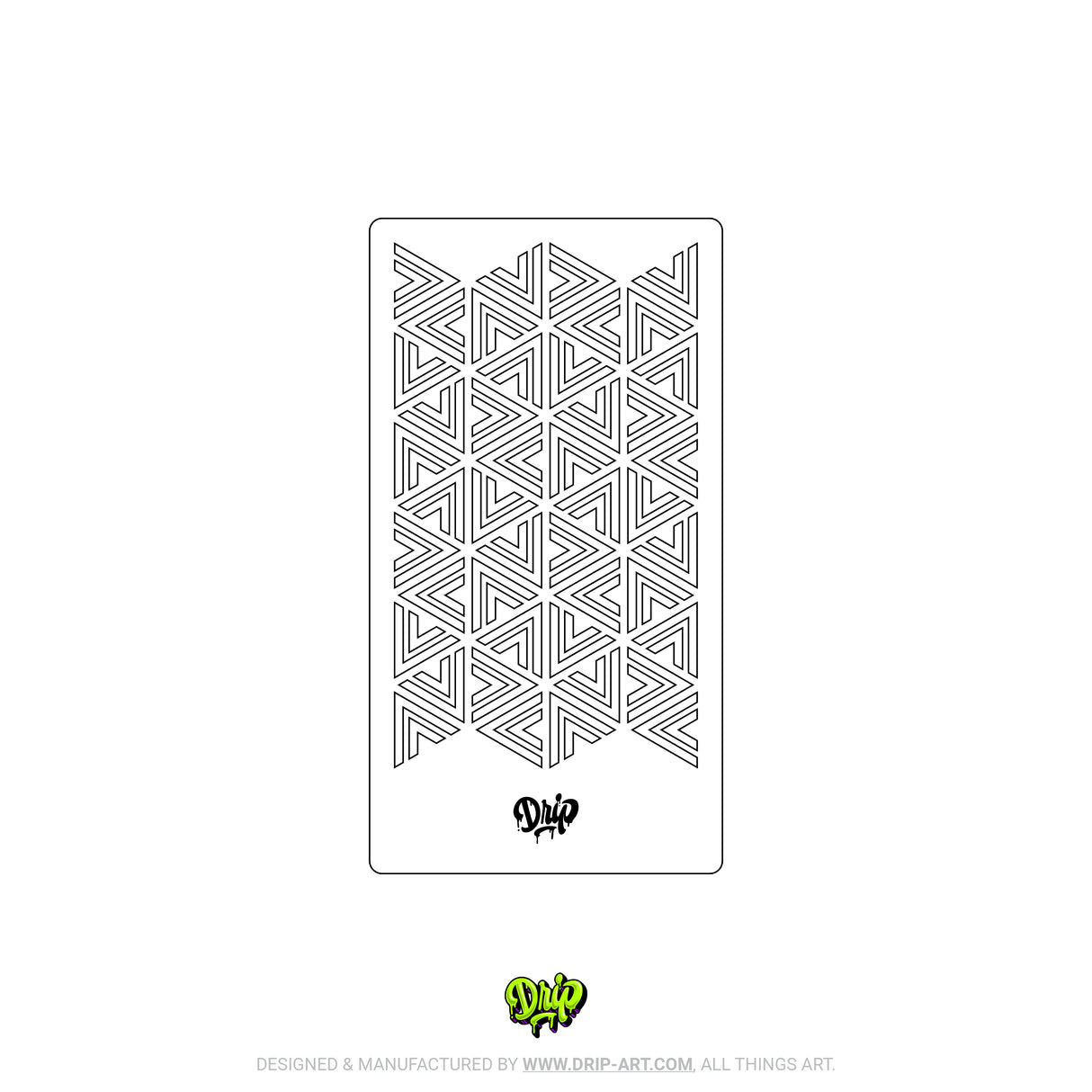Mylar Stencil Tribal