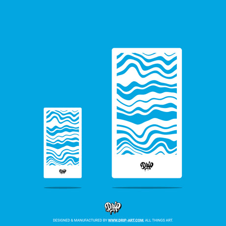 Mylar Stencil Wavy