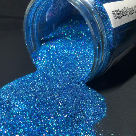 Caribbean Blue Metal Flake - Tropical Glitz