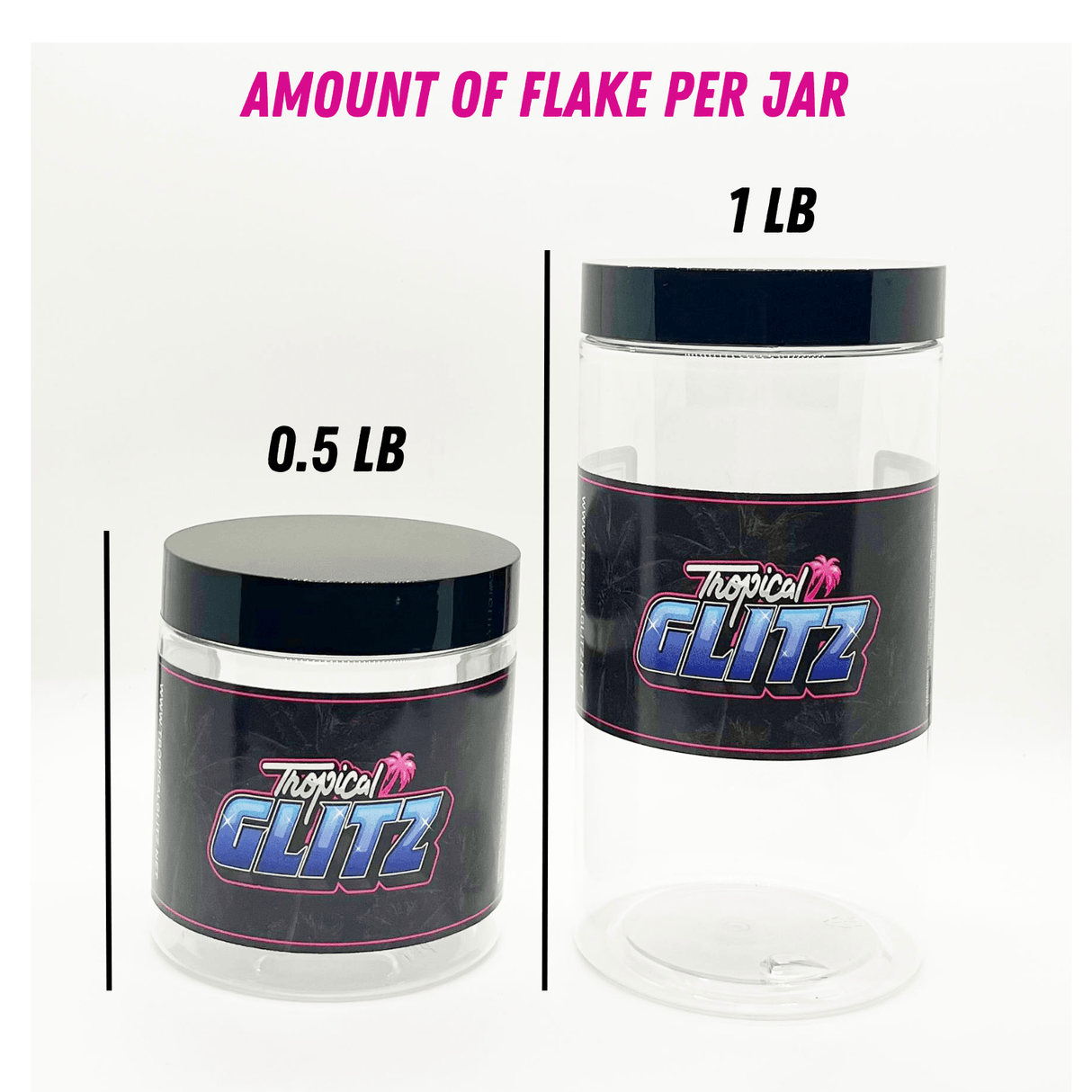 Mercado's Crushed Glass Metal Flake - Tropical Glitz