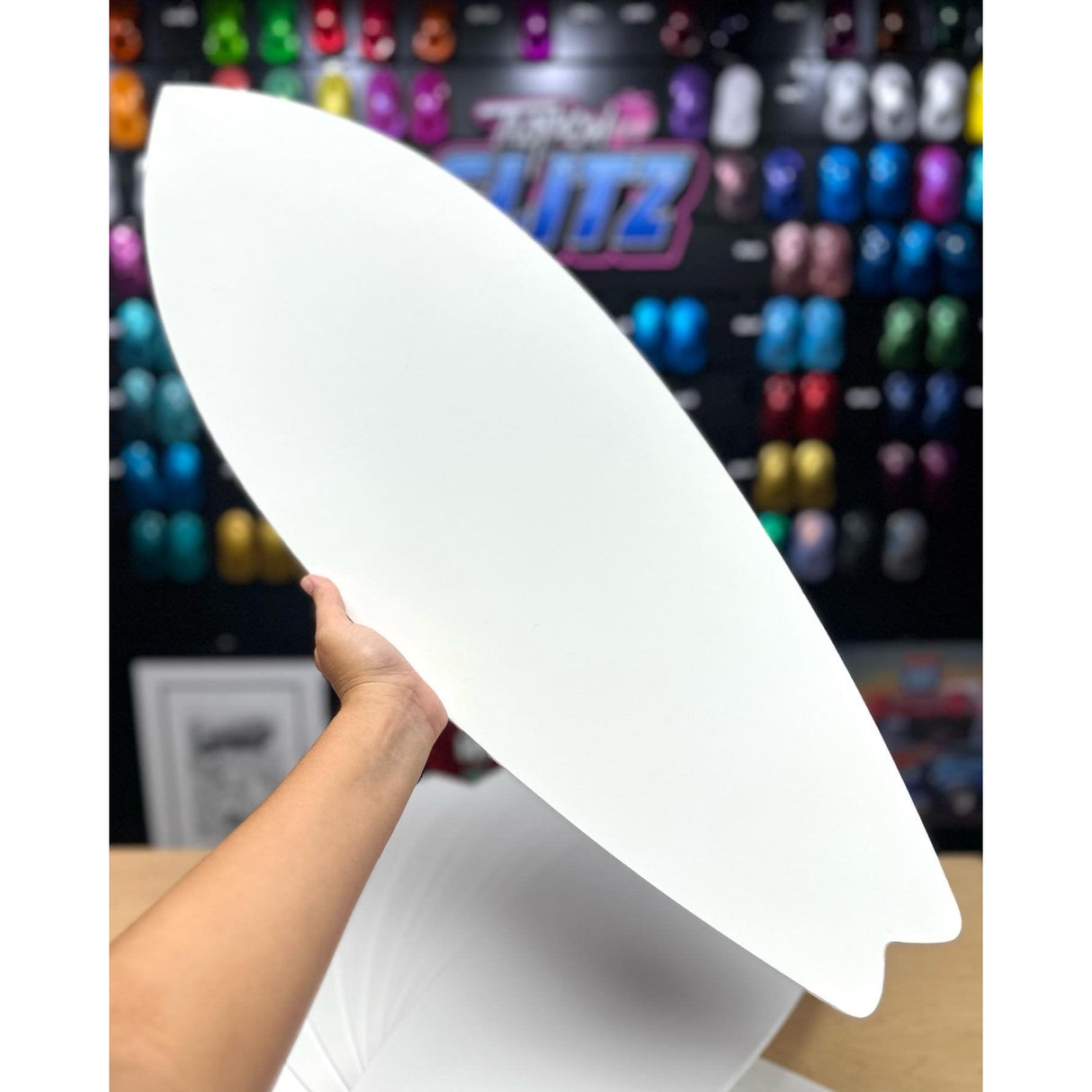 Blank Surfboard - Custom Panel - Tropical Glitz
