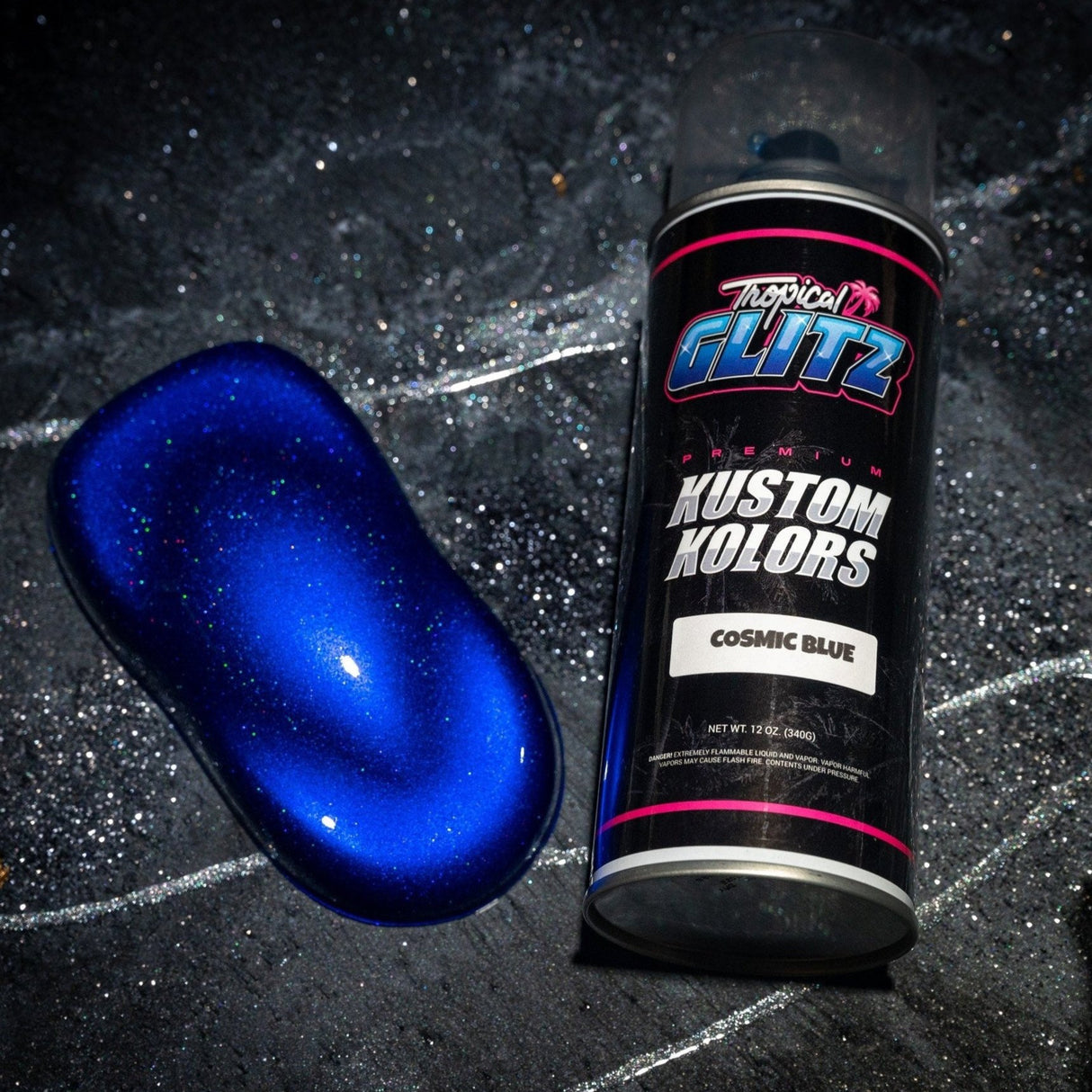 Cosmic Blue - Tropical Glitz