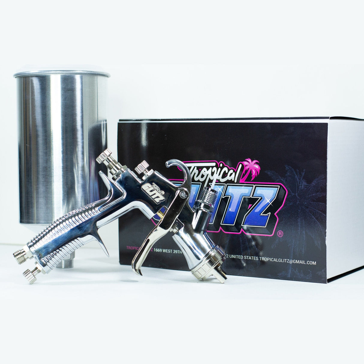 Tropical Glitz HVLP Spray Gun - Tropical Glitz