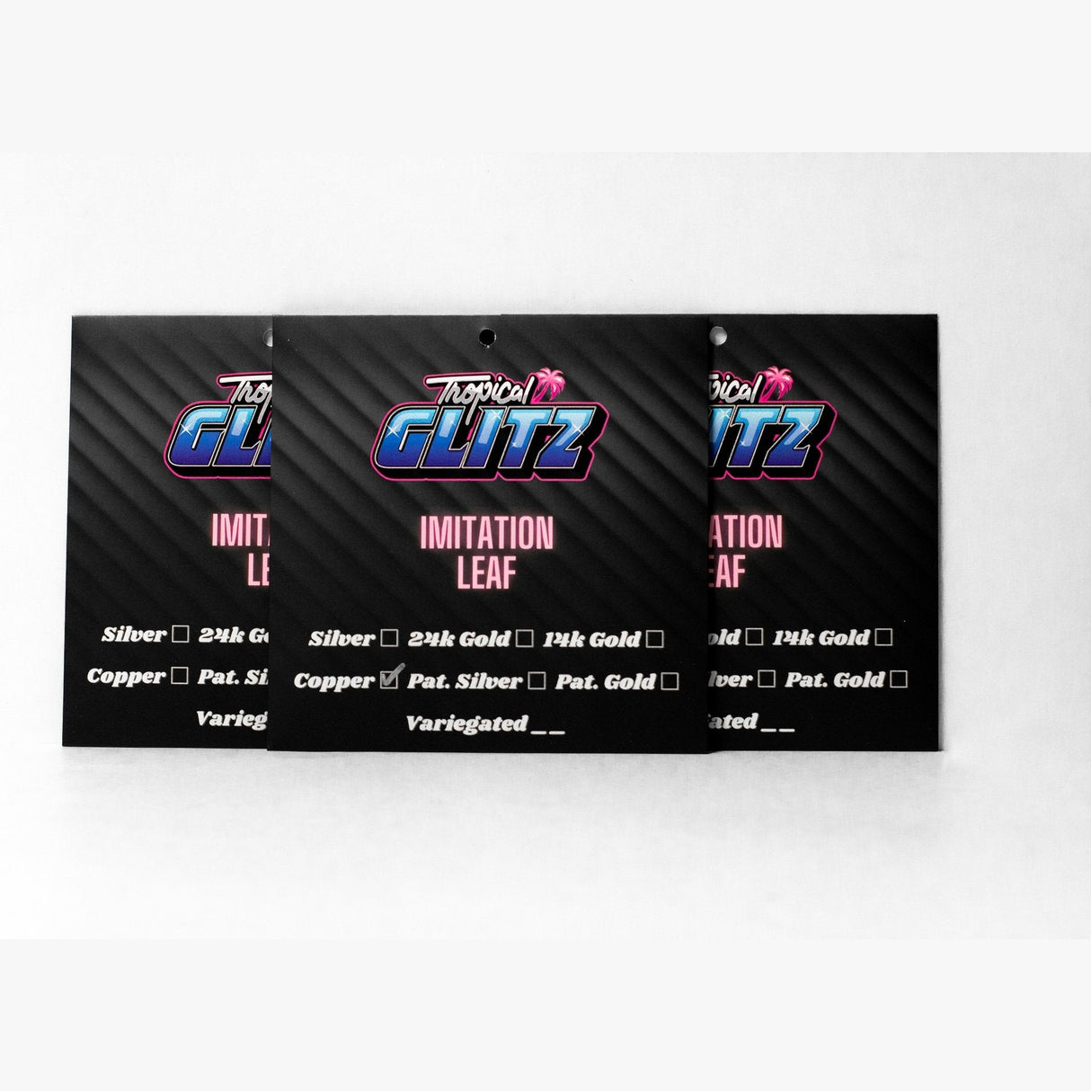 Tropical Glitz Leaf Book (25 sheets per book) - Tropical Glitz