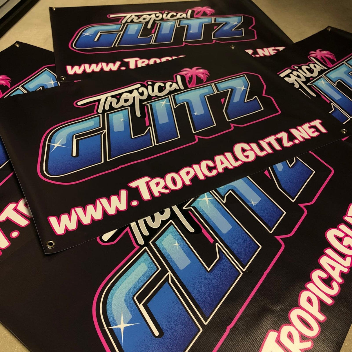 Tropical Glitz Banner - Tropical Glitz