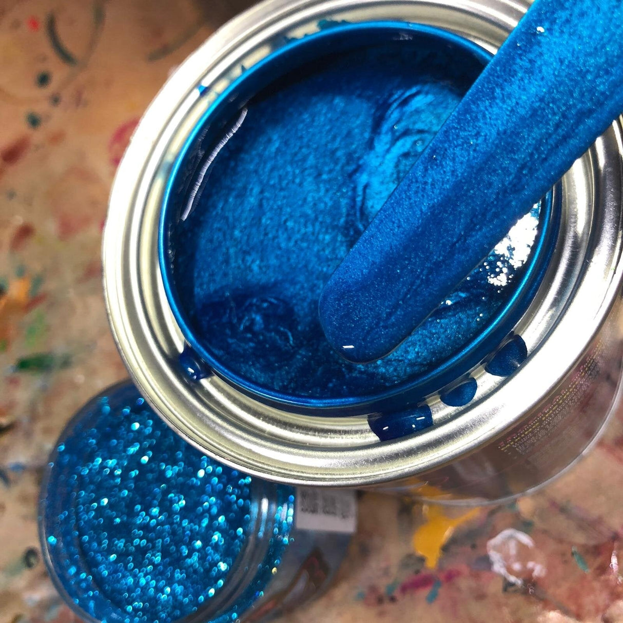 South Beach Blue - Tropical Glitz