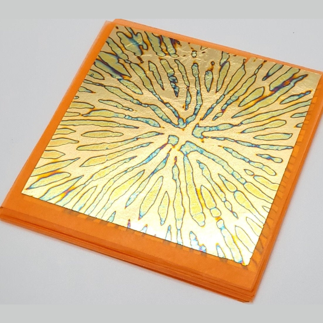 Tropical Glitz Patent Leaf Transfer Book (25 Leaves) | Tropical Glitz