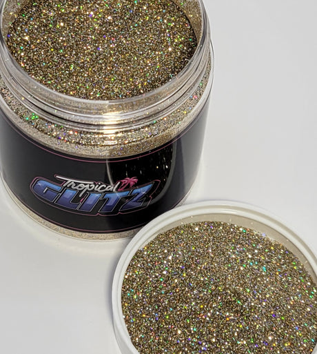 Sandy Cheekz Metal Flake - Tropical Glitz