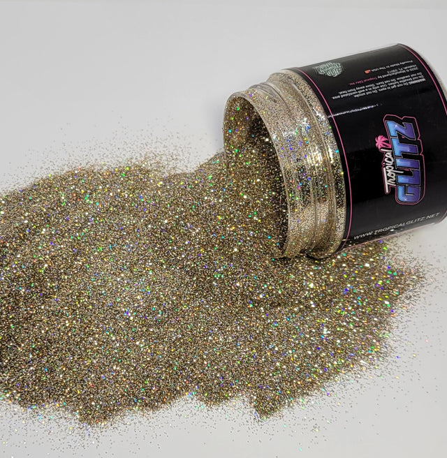 Sandy Cheekz Metal Flake - Tropical Glitz