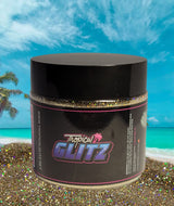 Sandy Cheekz Metal Flake - Tropical Glitz