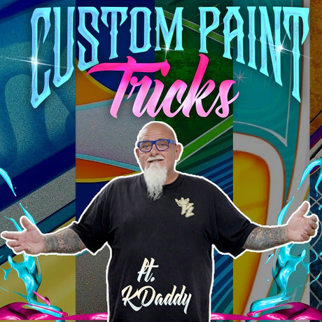 Custom Paint Tricks 3.0 with K-Daddy- Video Tutorial - Tropical Glitz