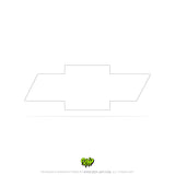 Blank Chevrolet Bowtie