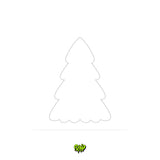 Blank Christmas Tree