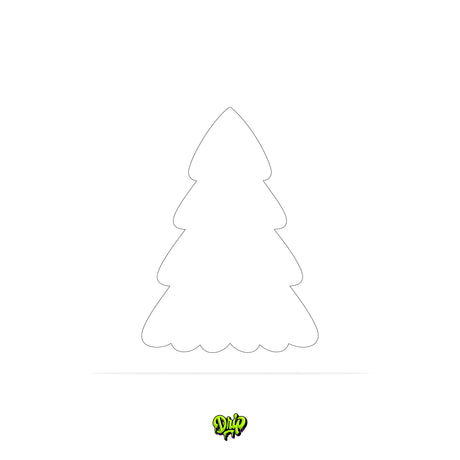 Blank Christmas Tree
