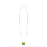 Blank Old School Skateboard