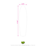 Blank Old School Skateboard