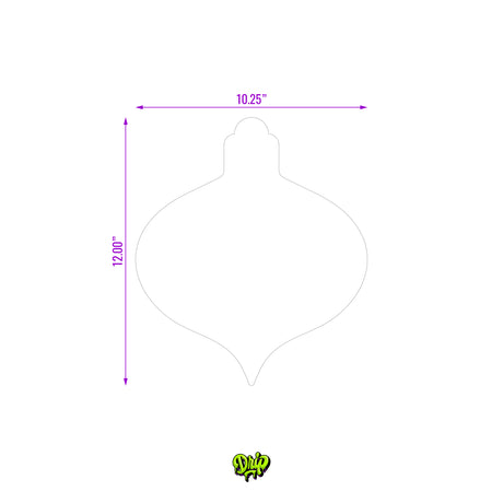 Blank Christmas Ornament II