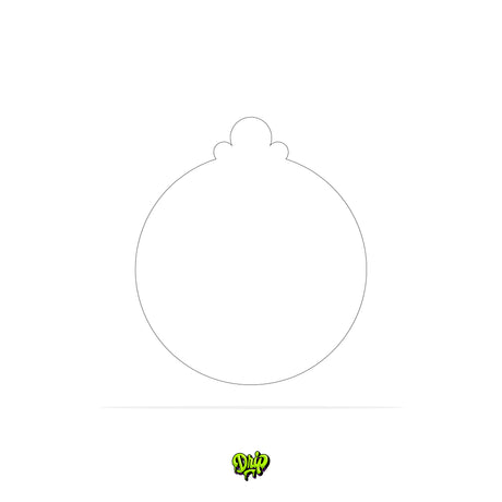Blank Christmas Ornament I