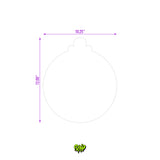 Blank Christmas Ornament I