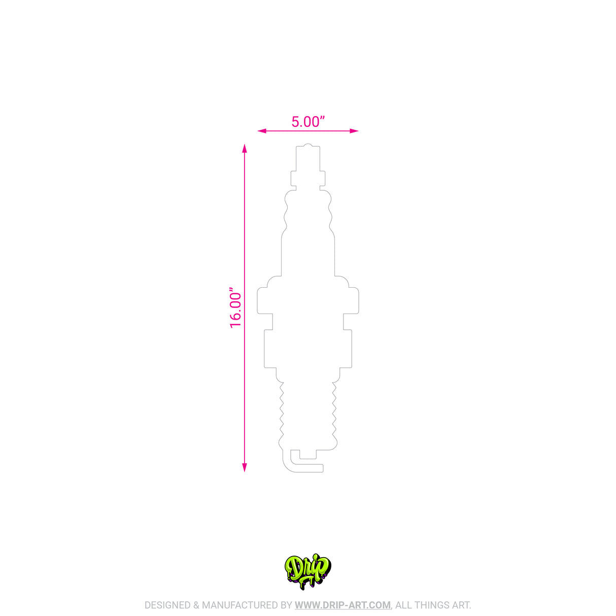 Blank Spark Plug