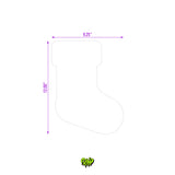 Blank Christmas Stocking