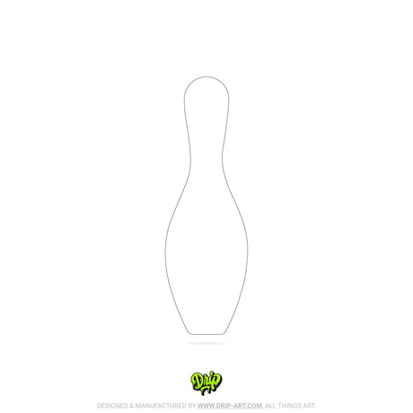 Blank Bowling Pin - Custom Panel